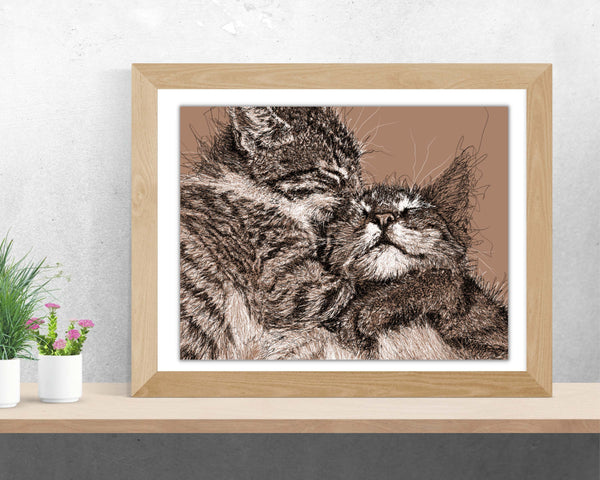 Custom-Made Pet Portrait (Digital Portrait)