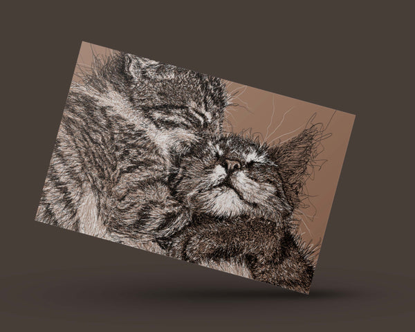 Custom-Made Pet Portrait (Digital Portrait)