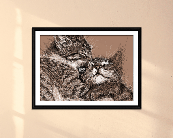 Custom-Made Pet Portrait (Digital Portrait)