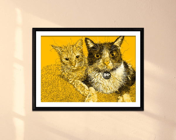 Custom-Made Pet Portrait (Digital Portrait)