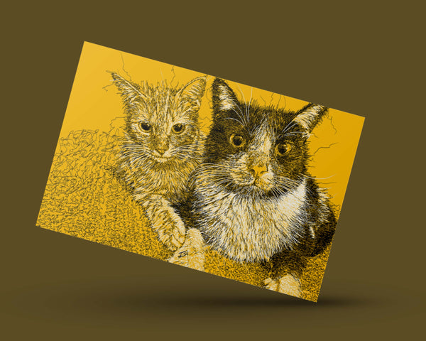 Custom-Made Pet Portrait (Digital Portrait)