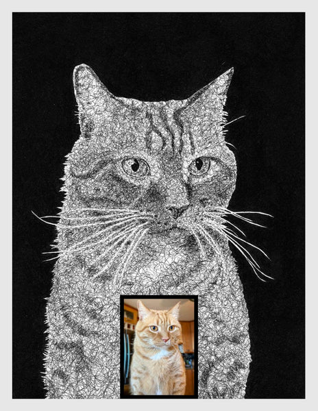 Custom-Made Pet Portrait (Physical Product)