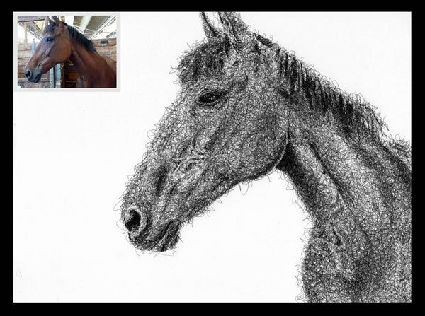 Custom-Made Pet Portrait (Physical Product)