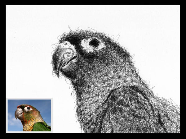 Custom-Made Pet Portrait (Physical Product)