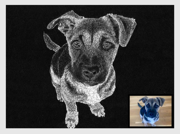 Custom-Made Pet Portrait (Physical Product)