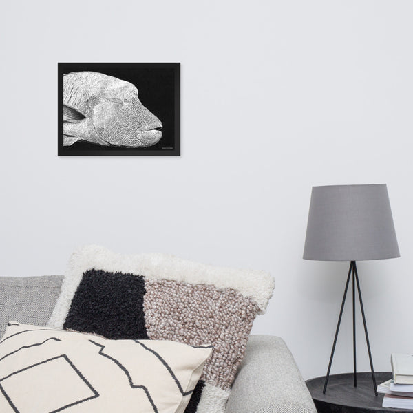 Humphead Wrasse Art Print