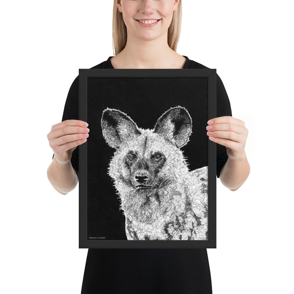 African Wild Dog Art Print