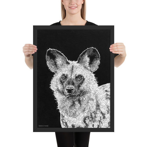African Wild Dog Art Print