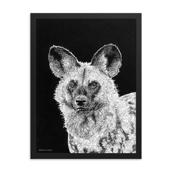 African Wild Dog Art Print