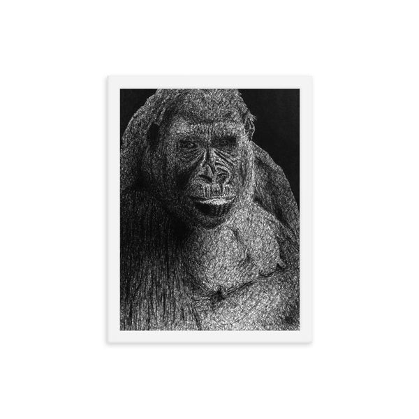 Cross River Gorilla Art Print