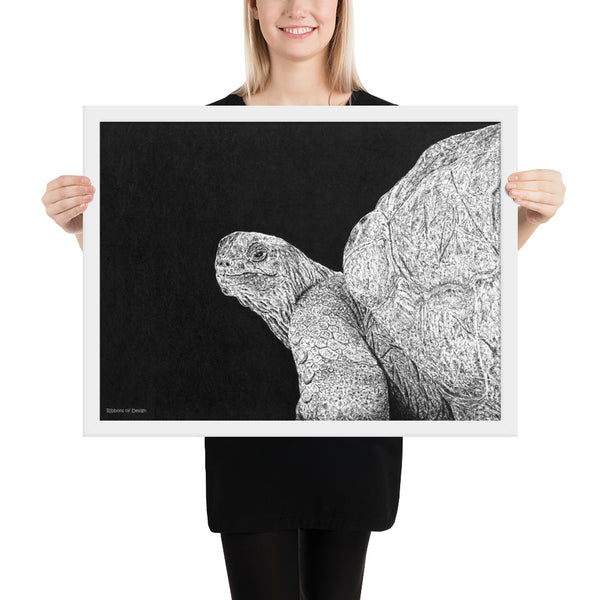 Giant Tortoise Art Print