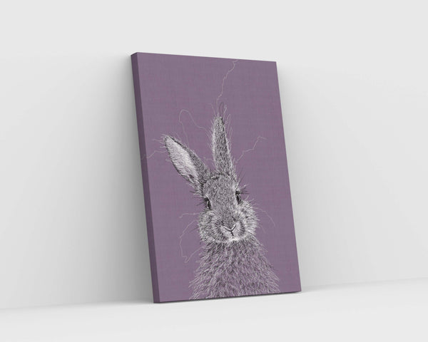 Bunny Drawing Digital Art Print