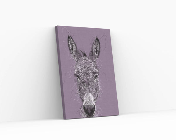 Donkey Drawing Digital Art Print