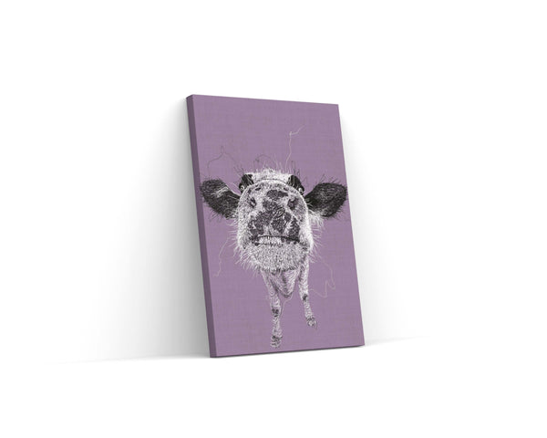 Cow Drawing Digital Art Print