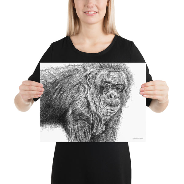 Chimpanzee Art Print