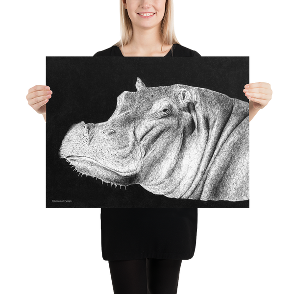 Hippopotamus Art Print