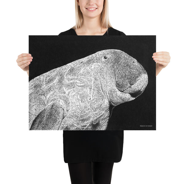 Dugong Art Print