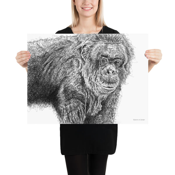 Chimpanzee Art Print