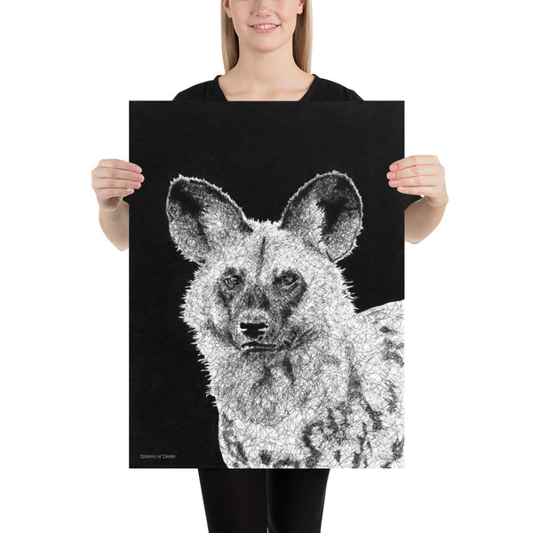 African Wild Dog Art Print