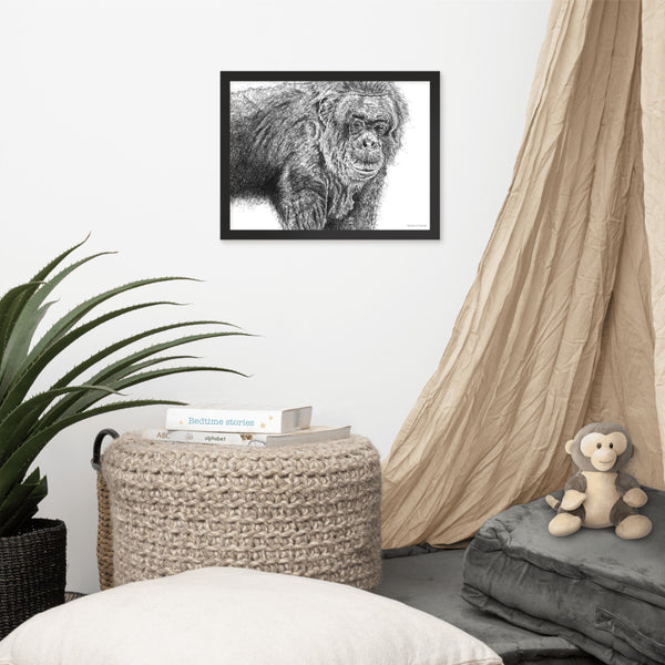 Chimpanzee Art Print