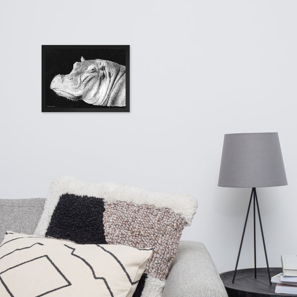 Hippopotamus Art Print