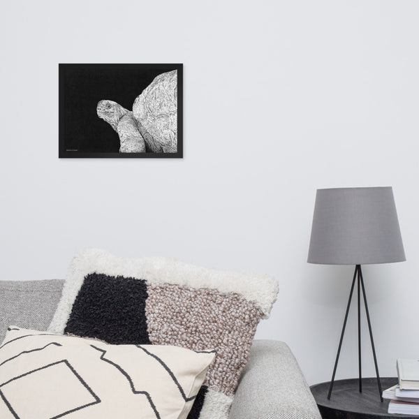 Giant Tortoise Art Print