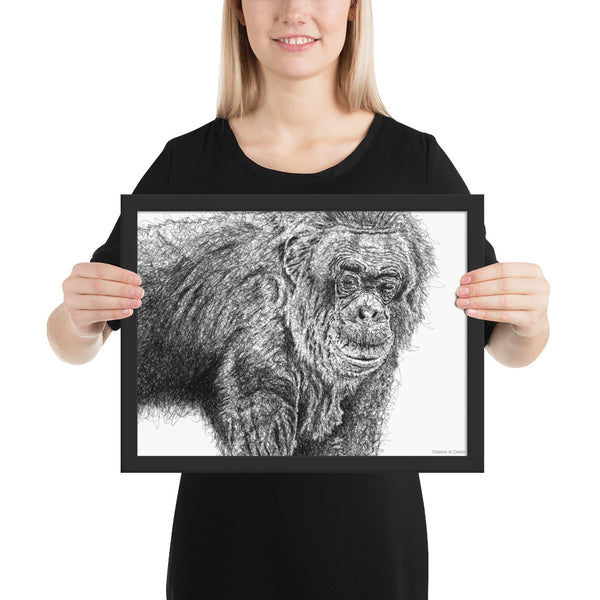 Chimpanzee Art Print