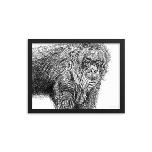 Chimpanzee Art Print