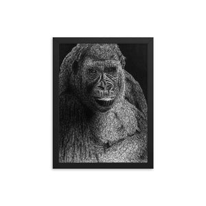 Cross River Gorilla Art Print