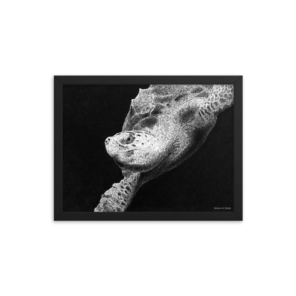 Hawksbill Turtle Art Print