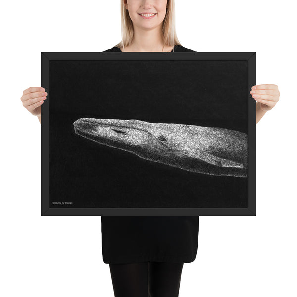 Blue Whale Art Print