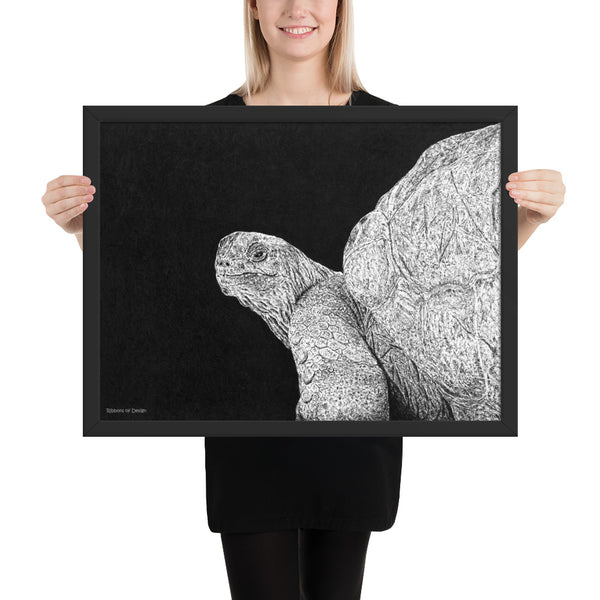 Giant Tortoise Art Print