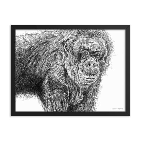 Chimpanzee Art Print