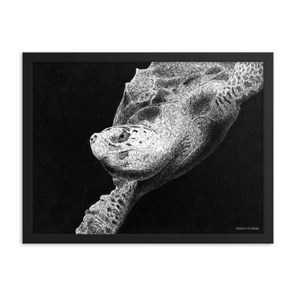 Hawksbill Turtle Art Print