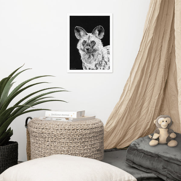 African Wild Dog Art Print