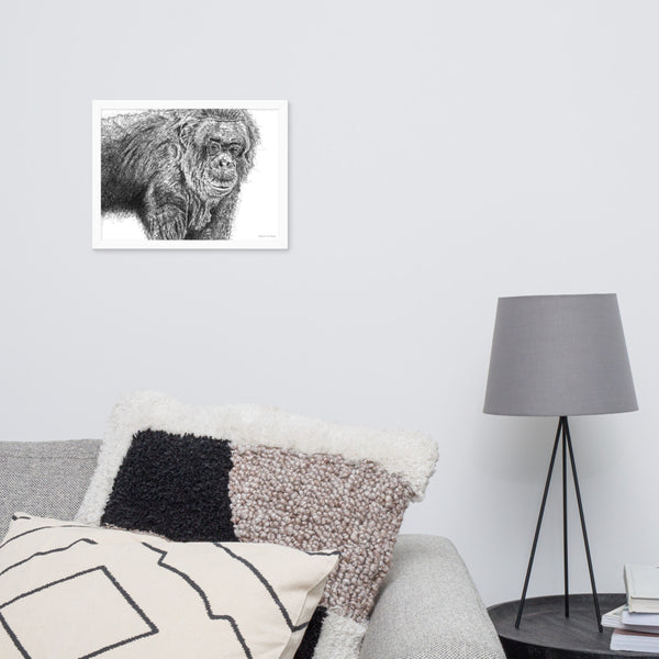 Chimpanzee Art Print