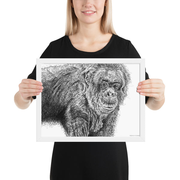 Chimpanzee Art Print