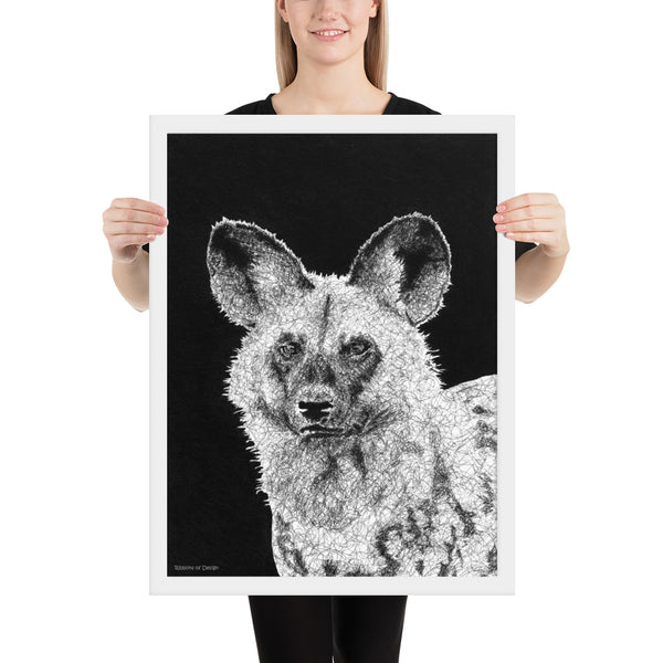 African Wild Dog Art Print