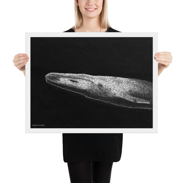 Blue Whale Art Print