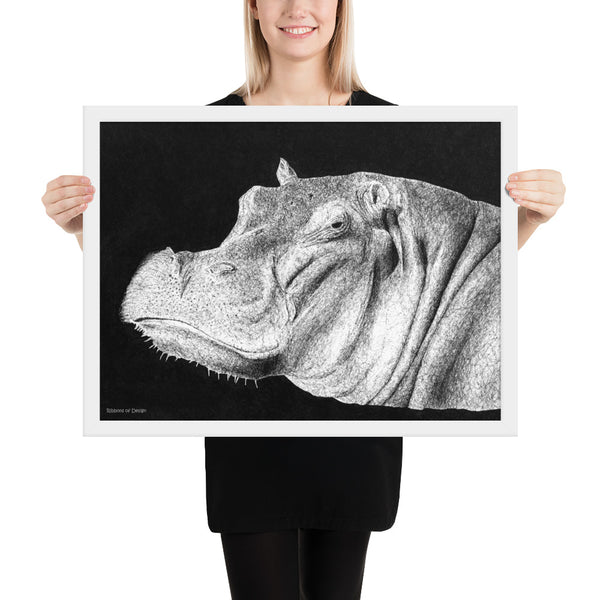 Hippopotamus Art Print