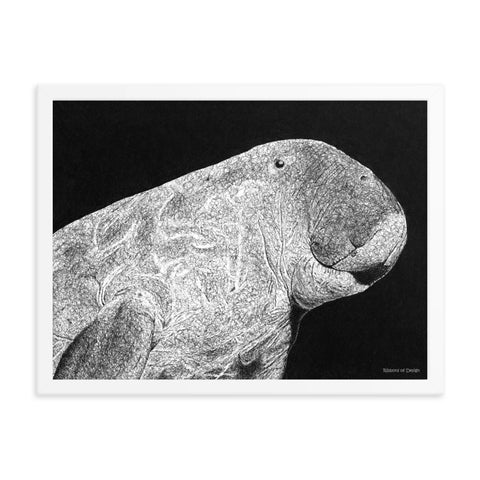 Dugong Art Print